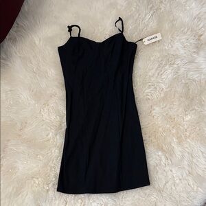Garage Black Mini Dress